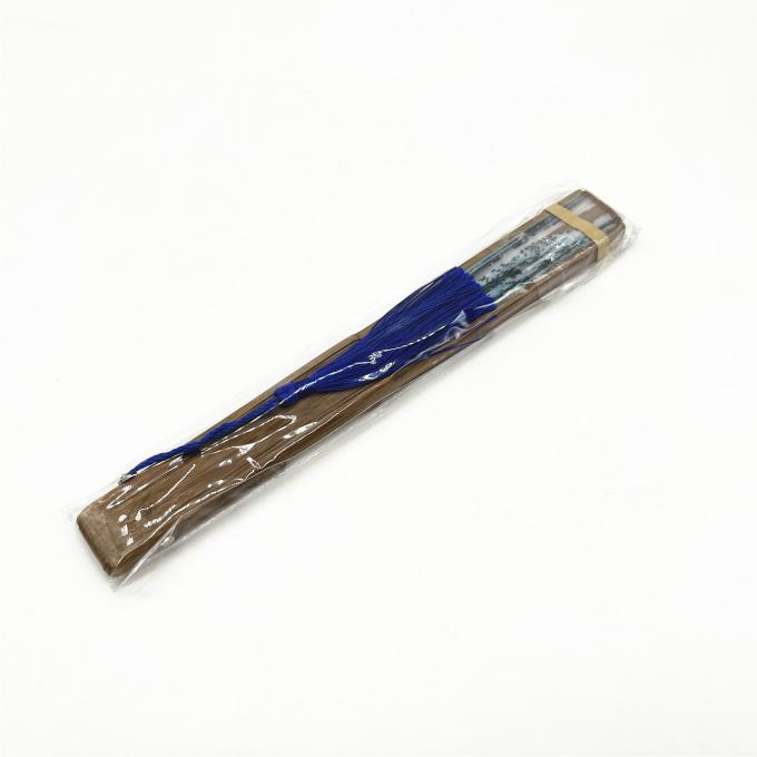 Ventilador de mão dobrável com logotipo personalizado de 13 polegadas, ventilador de mão de bambu dobrável grande, ventilador de sublimação em branco para casamento e dança 7