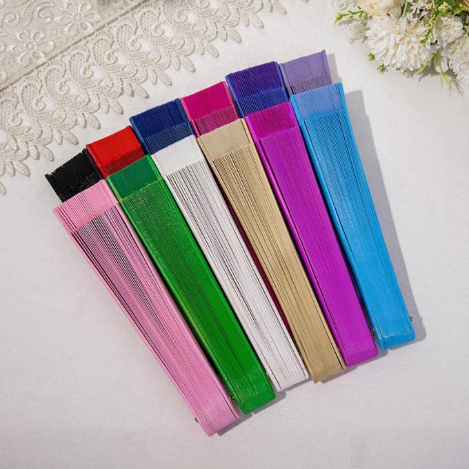 Ventilador de presente de 23 cm Ventilador de madeira pintado à mão Ventilador de madeira espanhol Artesanato de madeira Ventilador de mão dobrável 5