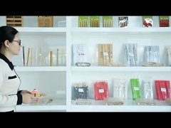 100 emparelham bens amigáveis de Eco dos hashis de bambu descartáveis de 23cm