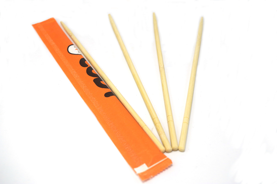 Customized Package Round Sushi Bamboo Chopsticks Disposable Utensils