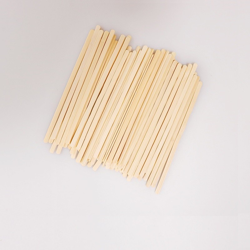 Biodegradable Bamboo Coffee Sticks Honey Stir Bamboo Tea Stirrer Sticks