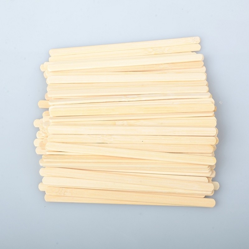 Biodegradable Bamboo Coffee Sticks Honey Stir Bamboo Tea Stirrer Sticks